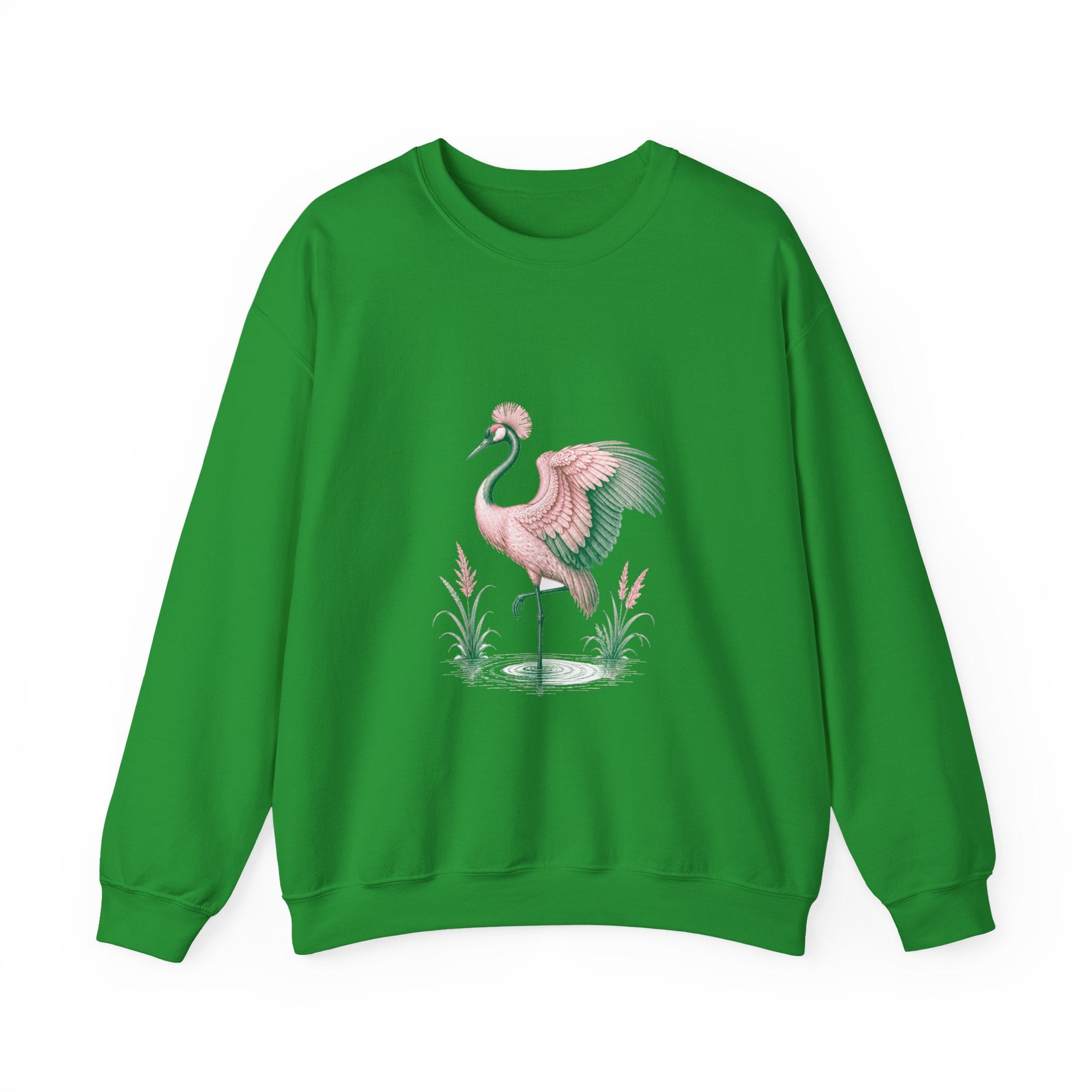Matching Couple Sweatshirt - Tiger & Crane Matching Couple Comfort Colors Crew Vintage Art His Hers Honeymoon Gift - Design B