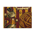 Cat Lion Tamer Wall Art Canvas 24×36 Pop Art Restaurant Decor Maximalist Print