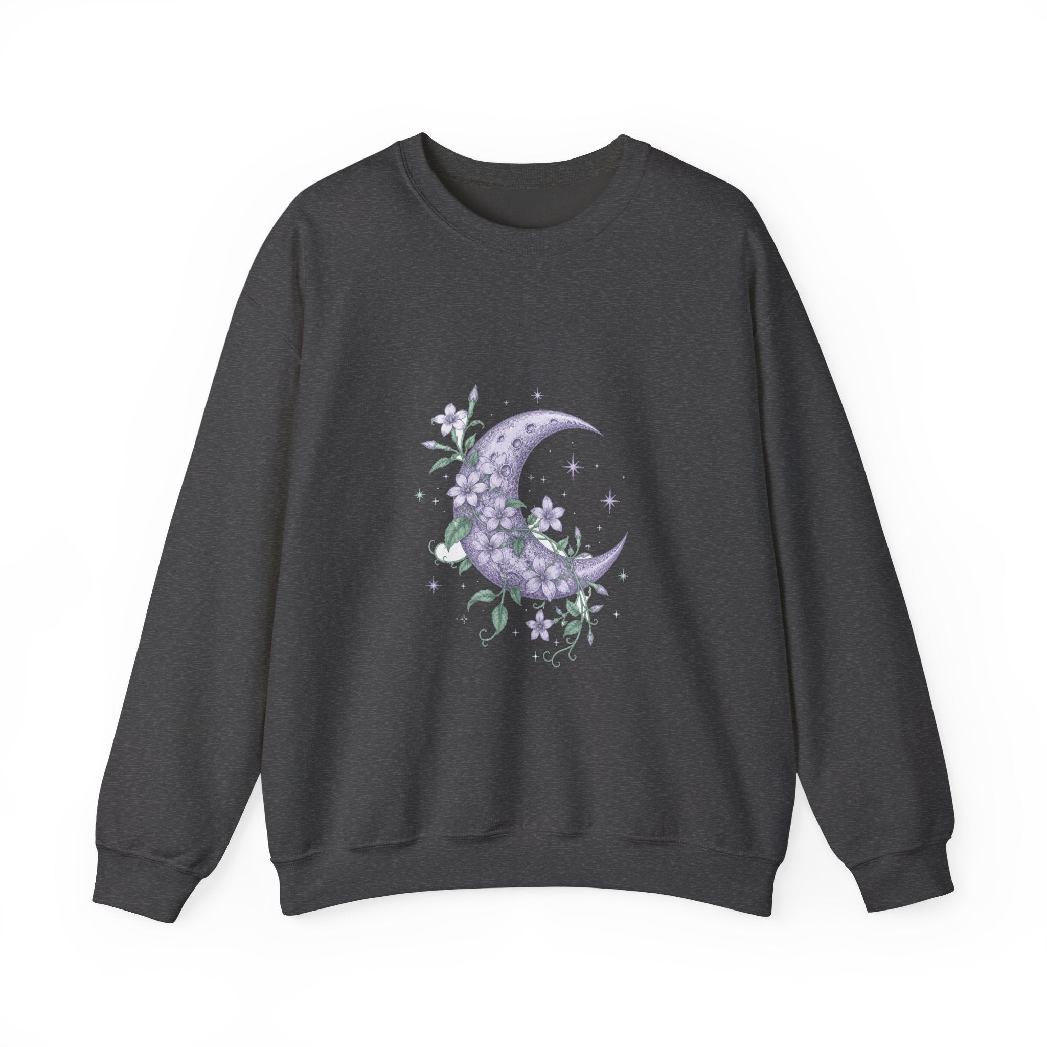 Matching Couple Sweatshirt - Sun & Moon Matching Couple Crewneck Sweatshirt Vintage Art His Hers Wedding Gift - Design A