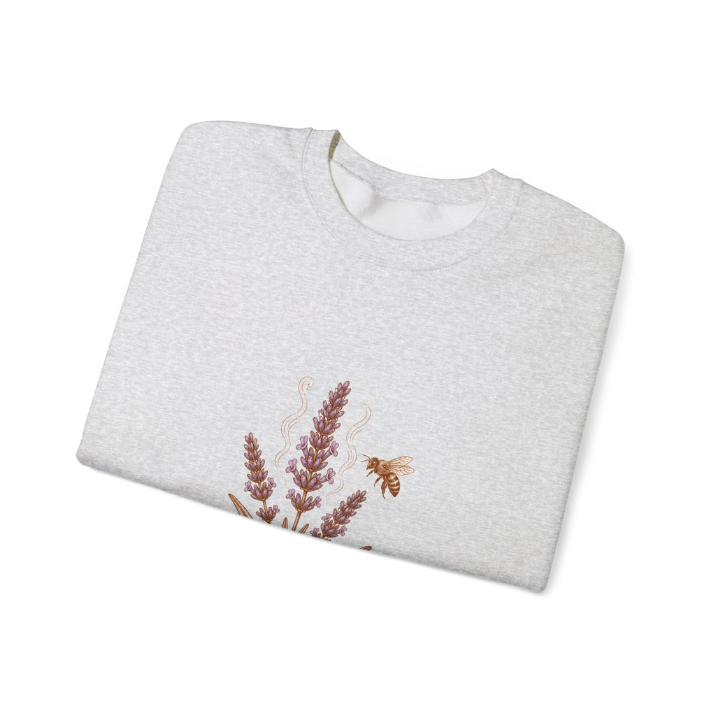 Matching Couple Sweatshirt - Lavender & Thistle Matching Couple Crewneck Sweatshirt Vintage Art His Hers Wedding Gift - Design A