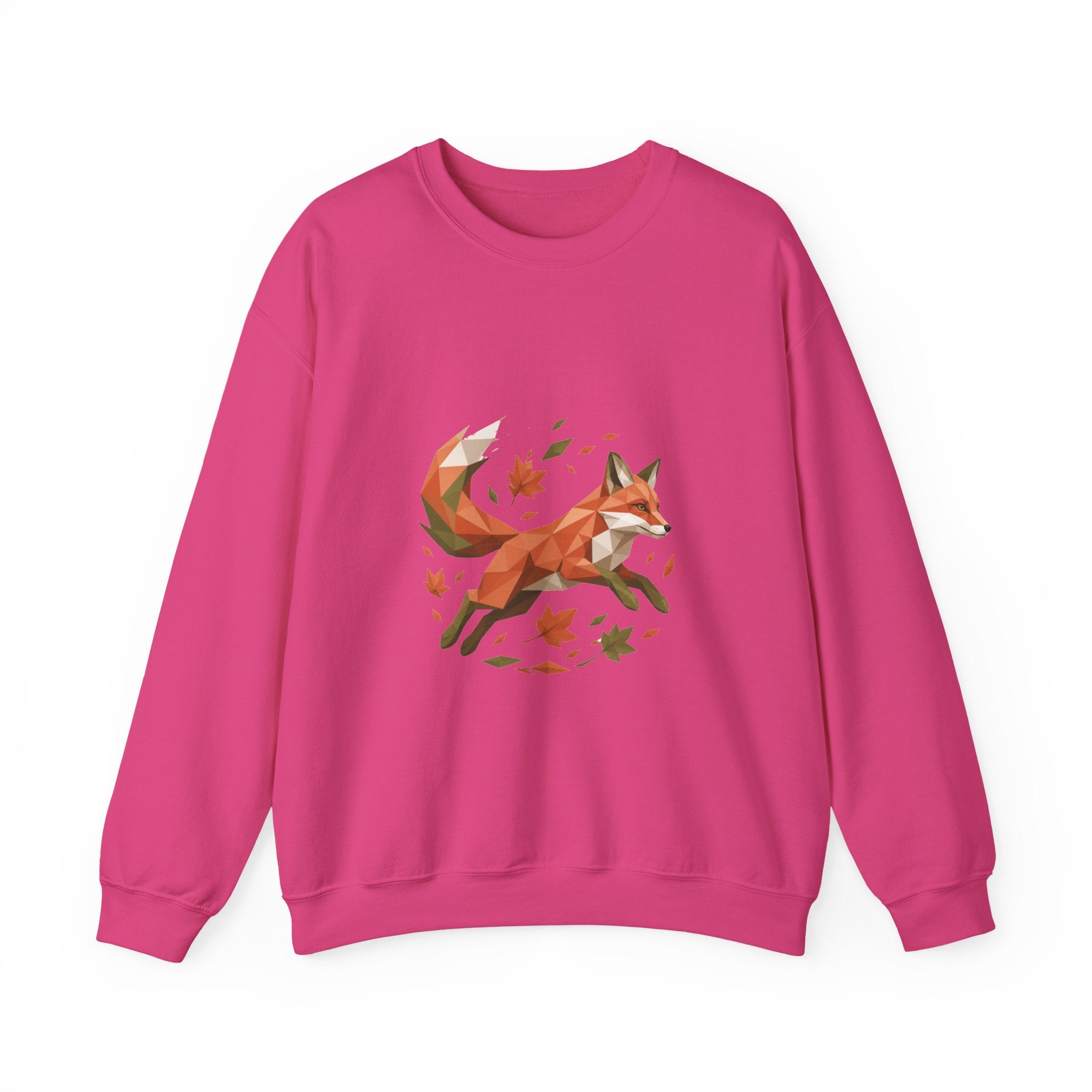 Matching Couple Sweatshirt - Fox & Rabbit Matching Couple Comfort Colors Crew Geometric Art His Hers Love Gift - Design A