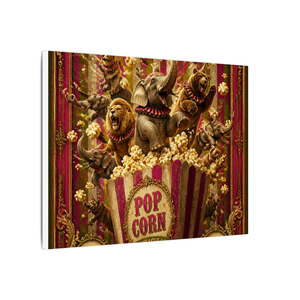 Popcorn Box Animals Wall Art Canvas 16×20 Baroque Home Office Decor Maximalist Print