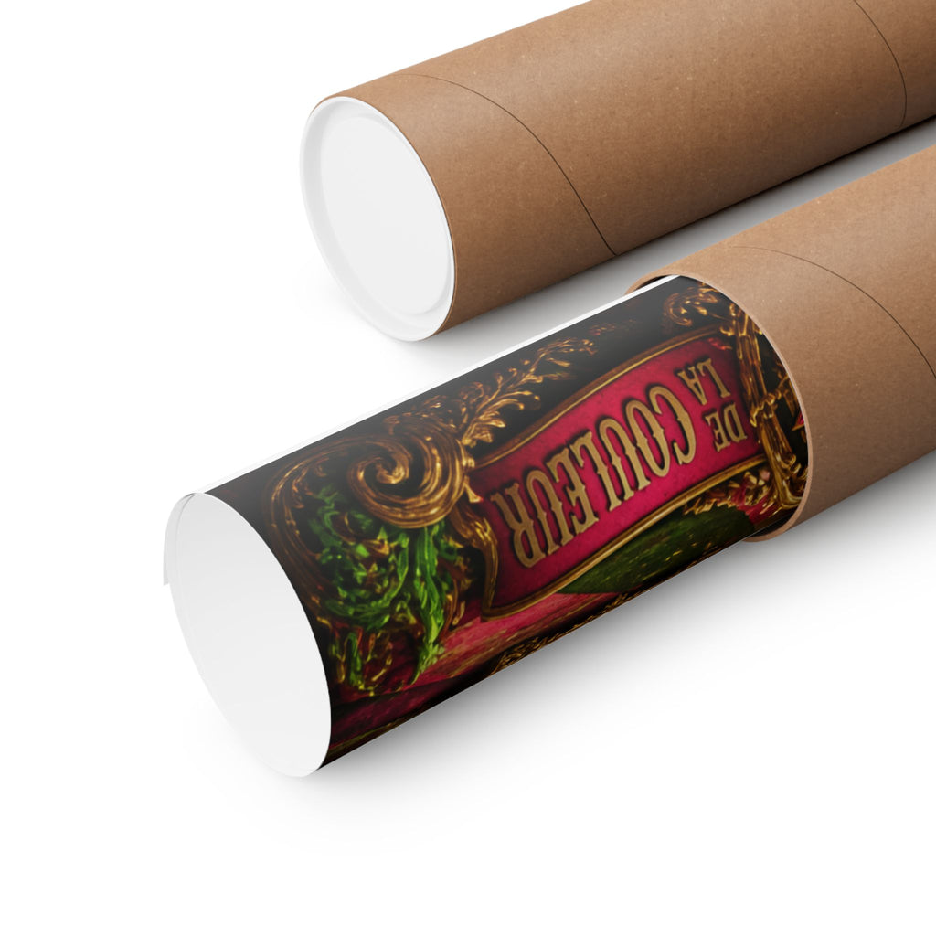 Lipstick Cannon Wall Art Poster 18×24 Baroque Home Office Decor Maximalist Print
