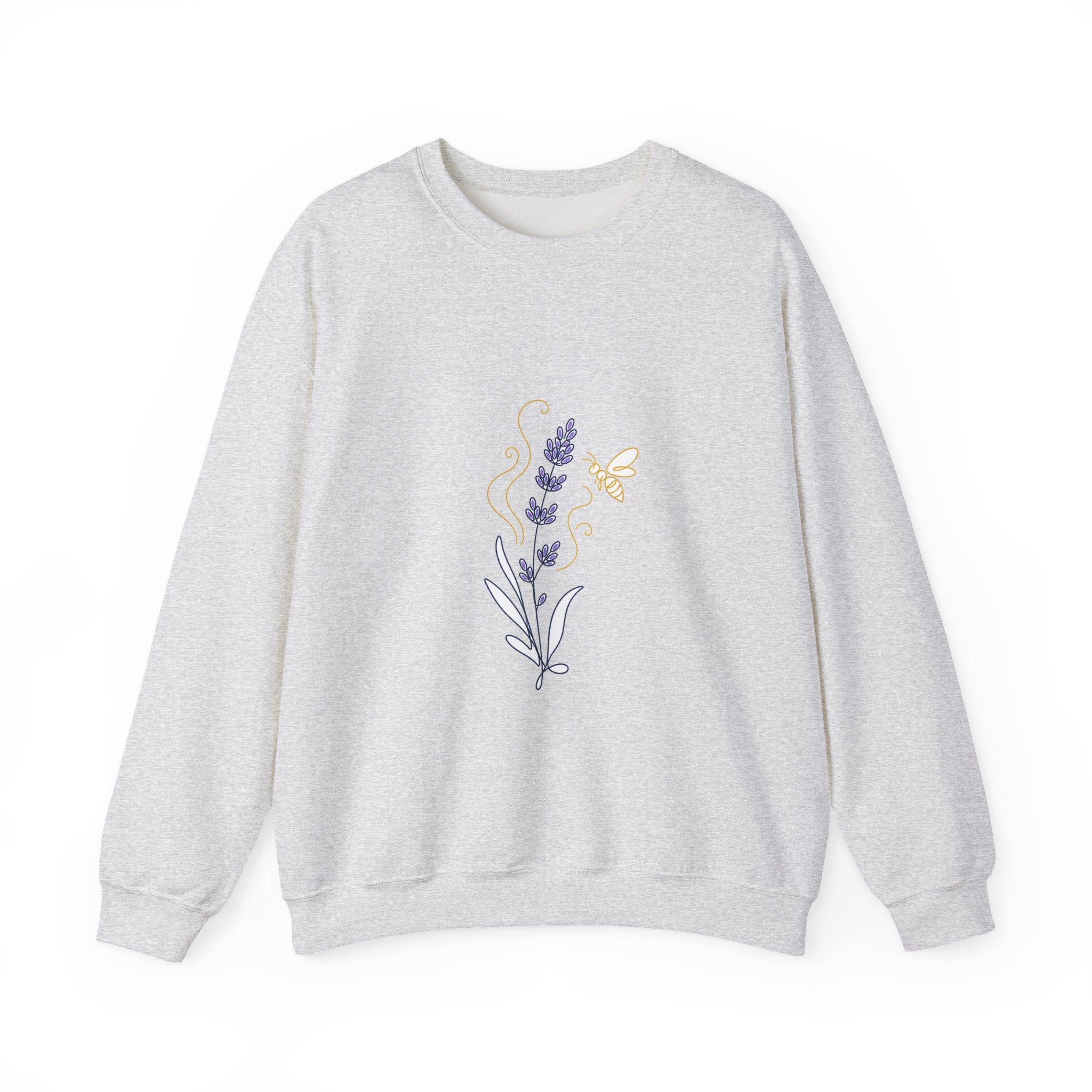 Matching Couple Sweatshirt - Lavender & Thistle Matching Couple Comfort Colors Crew Minimalist Art His Hers Christmas Gift - Design A
