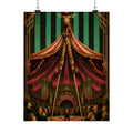 Giraffe on Stilts Wall Art Poster 18×24 Art Deco Entryway Decor Maximalist Print