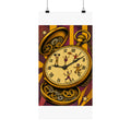 Pocket Watch Performers Wall Art Poster 18×24 Pop Art Living Room Decor Maximalist Print