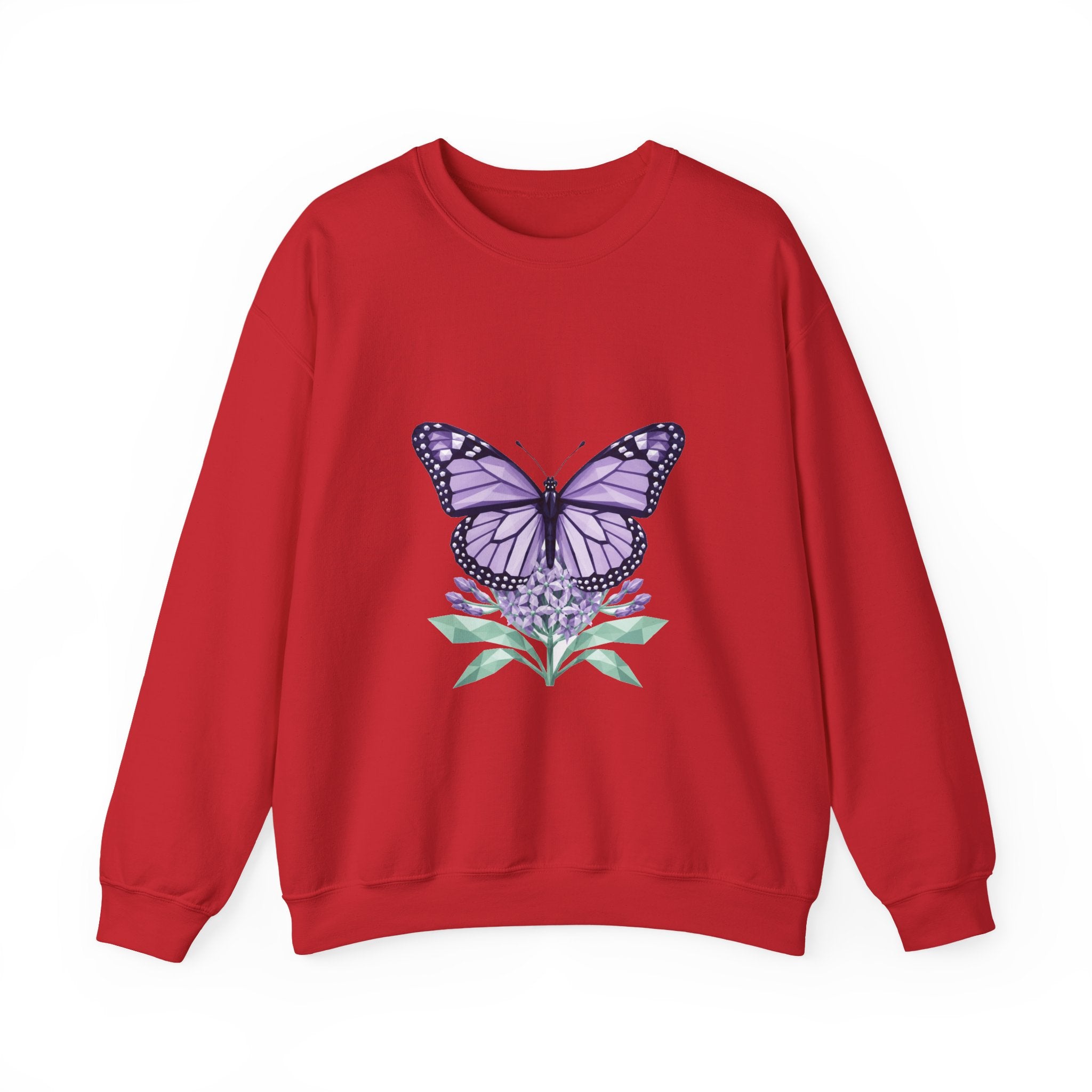 Matching Couple Sweatshirt - Butterfly & Moth Matching Couple Comfort Colors Crew Geometric Art His Hers Love Gift - Design A