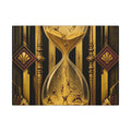 Hourglass Acrobats Wall Art Canvas 16×20 Art Deco Entryway Decor Maximalist Print