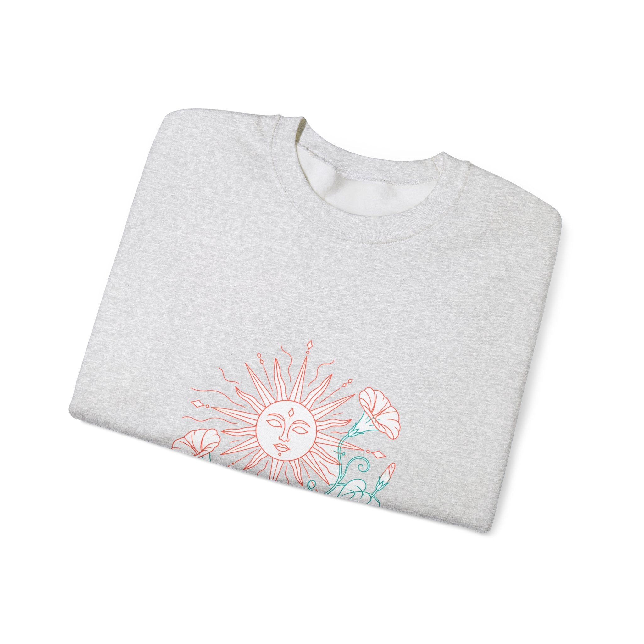 Matching Couple Sweatshirt - Sun & Moon Matching Couple Premium Fleece Sweatshirt Minimalist Art His Hers Christmas Gift - Design B