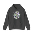 Matching Couple Sweatshirt - Olive Branch & Fig Matching Couple Hooded Sweatshirt Watercolor Art His Hers Engagement Gift - Design A