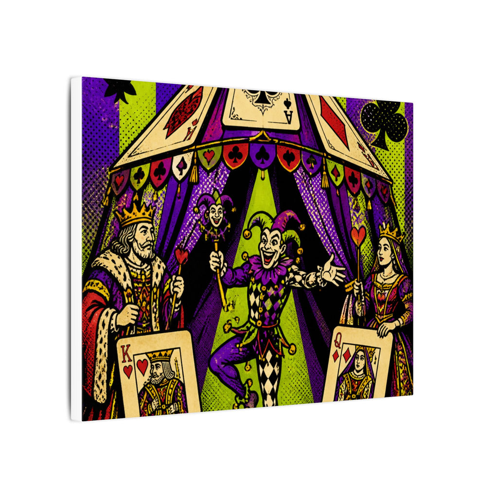 Playing Cards Tent Wall Art Canvas 16×20 Pop Art Living Room Decor Maximalist Print