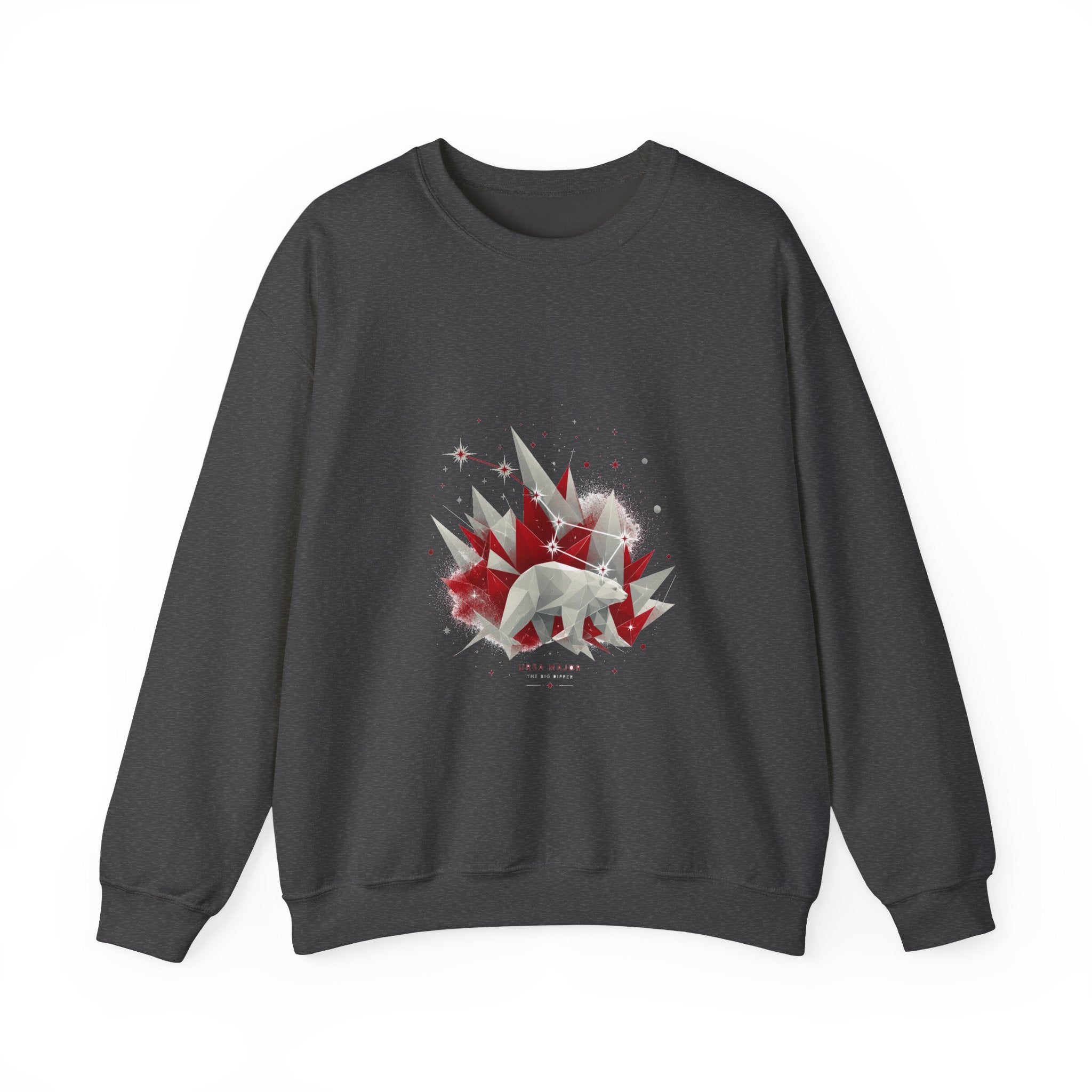 Matching Couple Sweatshirt - Big & Little Dipper Matching Couple Premium Fleece Sweatshirt Geometric Art His Hers Love Gift - Design A