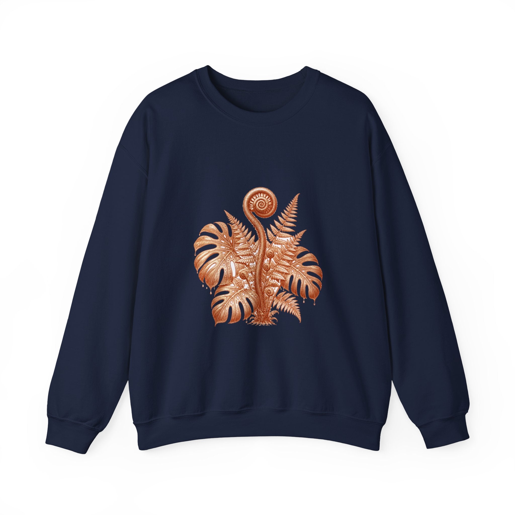 Matching Couple Sweatshirt - Desert & Rainforest Matching Couple Crewneck Sweatshirt Vintage Art His Hers Wedding Gift - Design B
