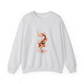 Matching Couple Sweatshirt - Koi Fish Yin Yang Matching Couple Comfort Colors Crew Hand-Drawn Art His Hers Anniversary Gift - Design B