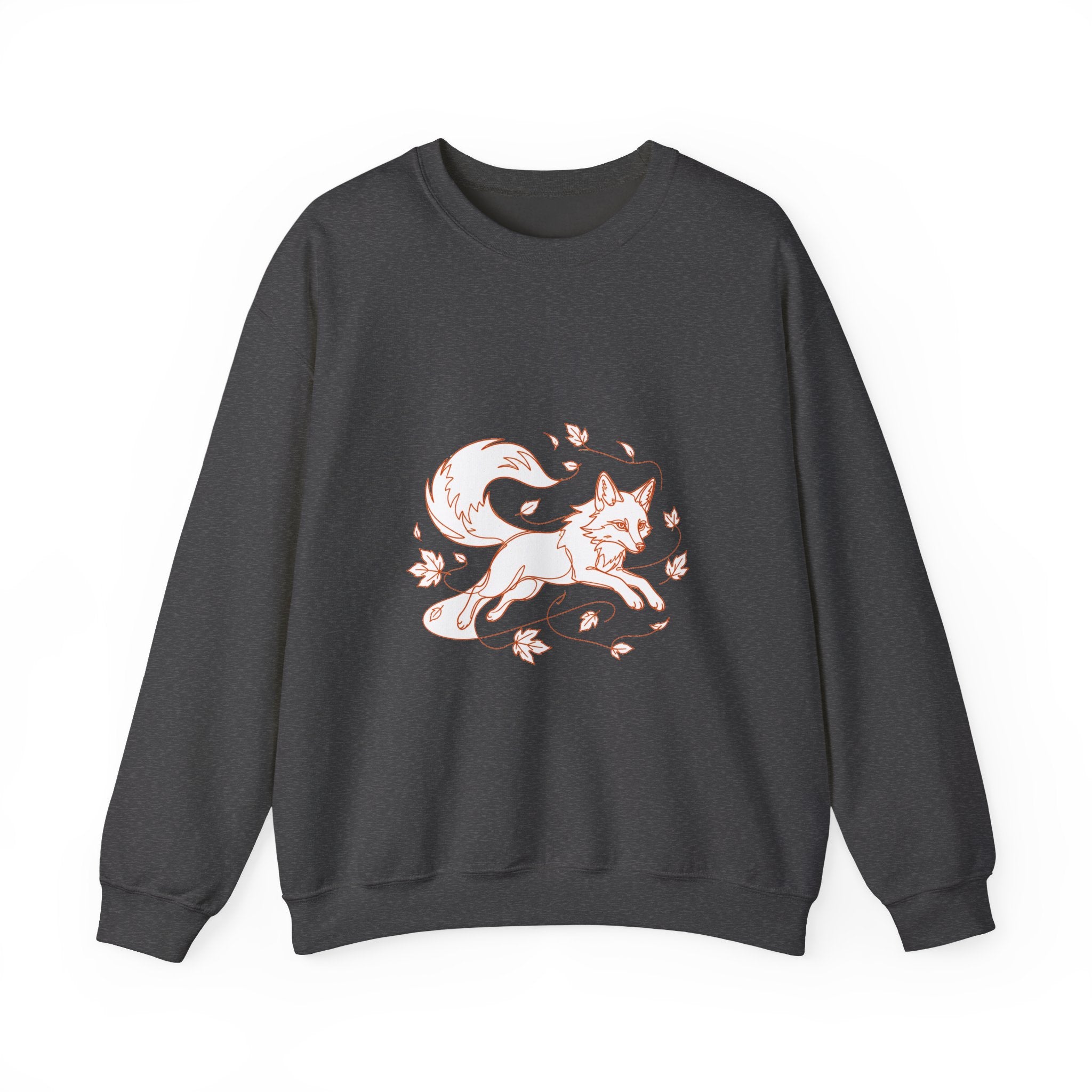 Matching Couple Sweatshirt - Fox & Rabbit Matching Couple Comfort Colors Crew Minimalist Art His Hers Christmas Gift - Design A