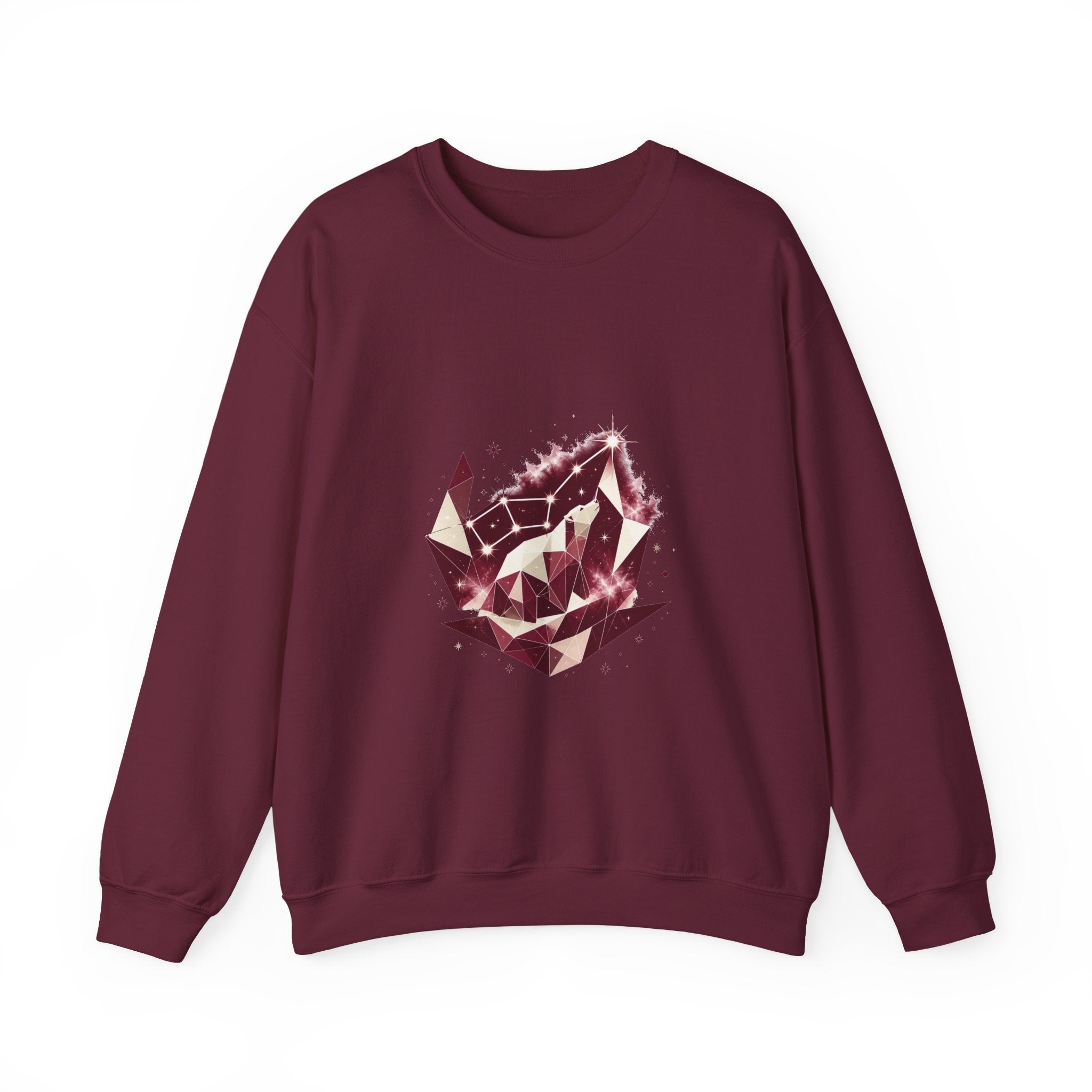 Matching Couple Sweatshirt - Big & Little Dipper Matching Couple Comfort Colors Crew Geometric Art His Hers Love Gift - Design B