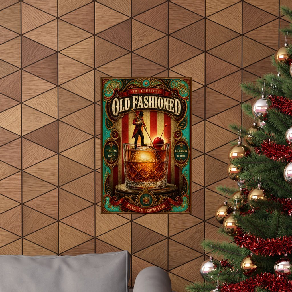 Old Fashioned Ringmaster Wall Art Poster 24×36 Baroque Studio Decor Maximalist Print