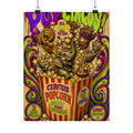 Popcorn Box Animals Wall Art Poster 18×24 Psychedelic Cafe Decor Maximalist Print