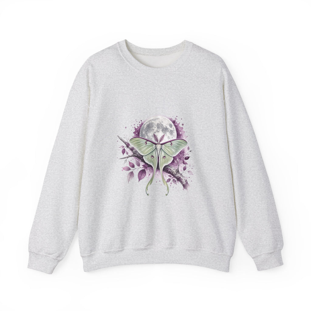 Matching Couple Sweatshirt - Butterfly & Moth Matching Couple Premium Fleece Sweatshirt Watercolor Art His Hers Birthday Gift - Design B