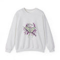 Matching Couple Sweatshirt - Butterfly & Moth Matching Couple Premium Fleece Sweatshirt Watercolor Art His Hers Birthday Gift - Design B
