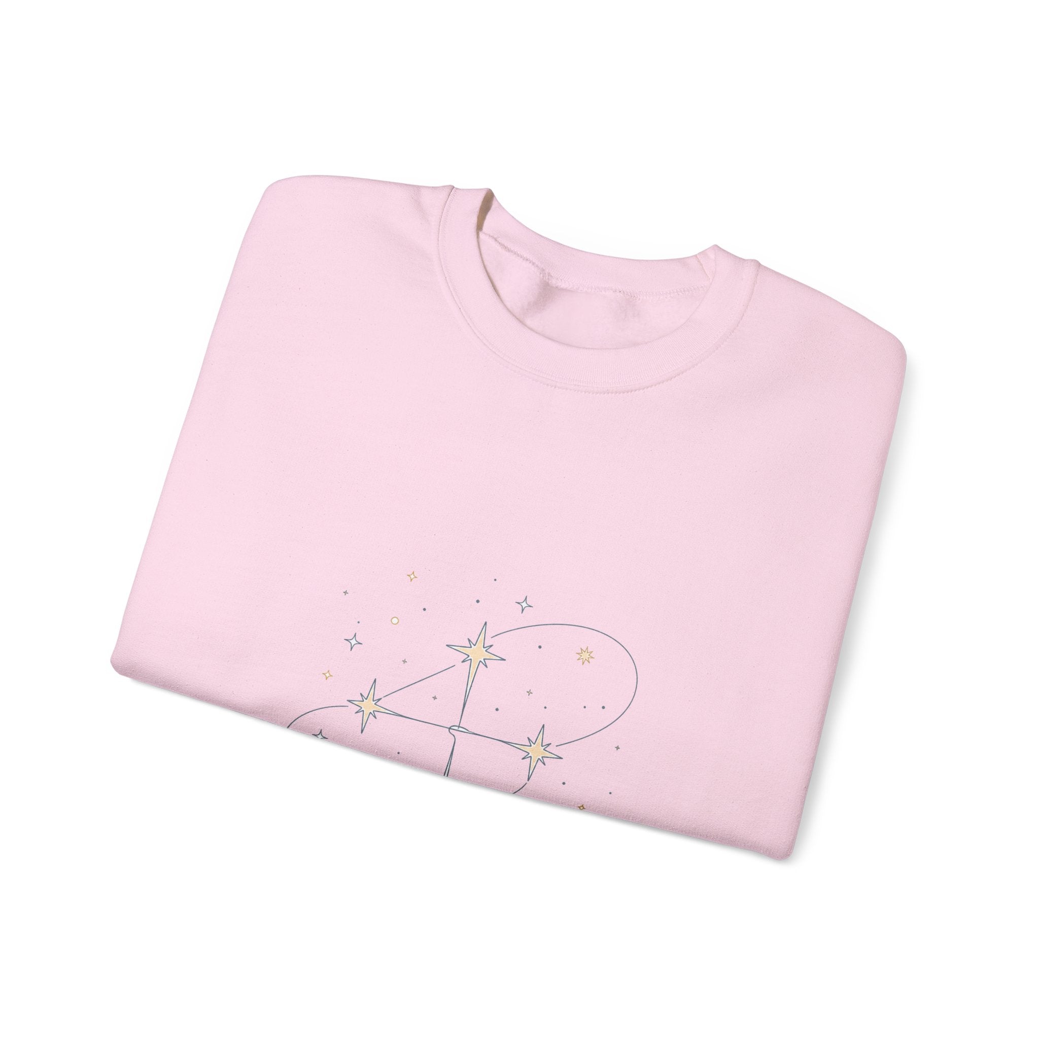 Matching Couple Sweatshirt - Aurora & Southern Cross Matching Couple Crewneck Sweatshirt Minimalist Art His Hers Valentine Gift - Design B