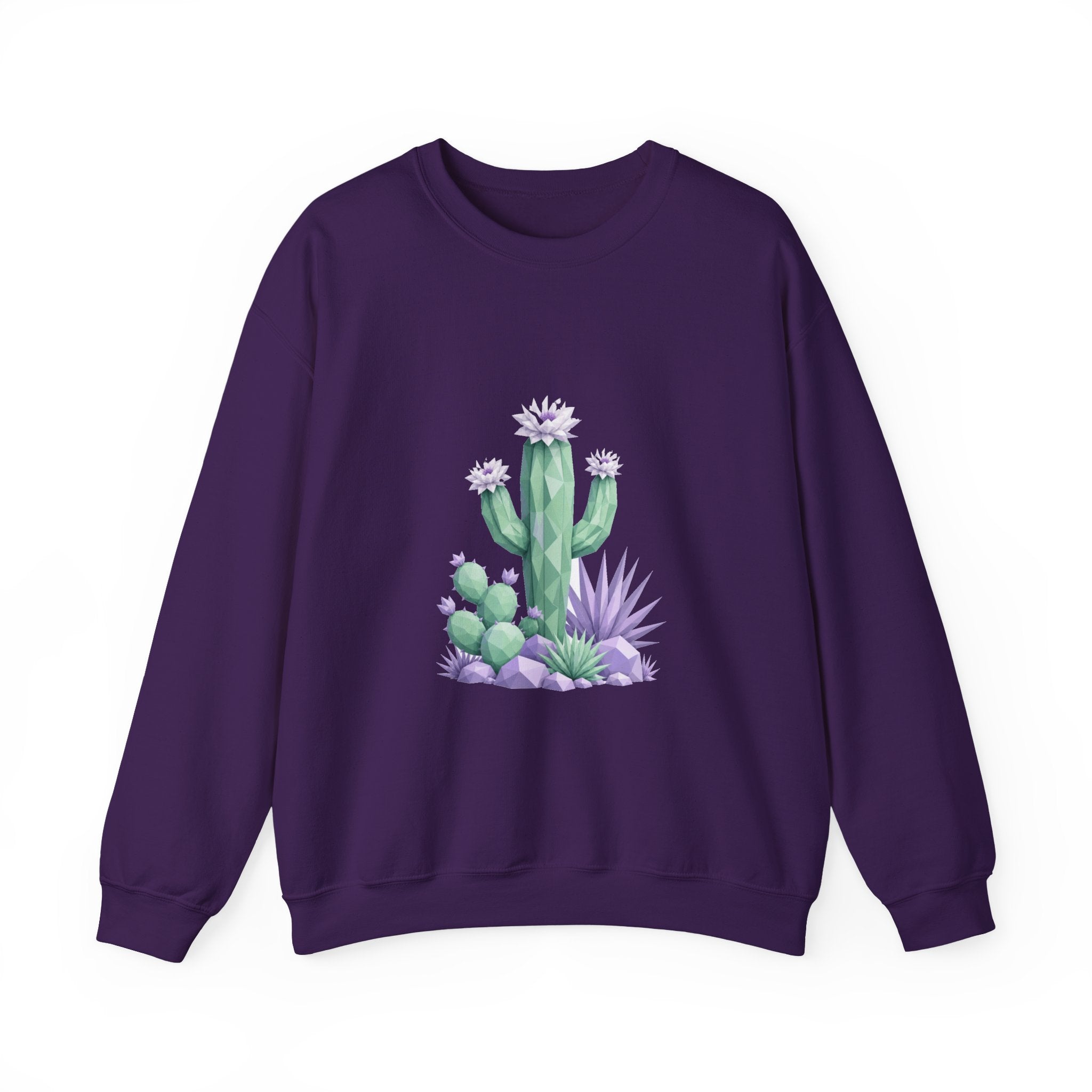 Matching Couple Sweatshirt - Desert & Rainforest Matching Couple Premium Fleece Sweatshirt Geometric Art His Hers Love Gift - Design A