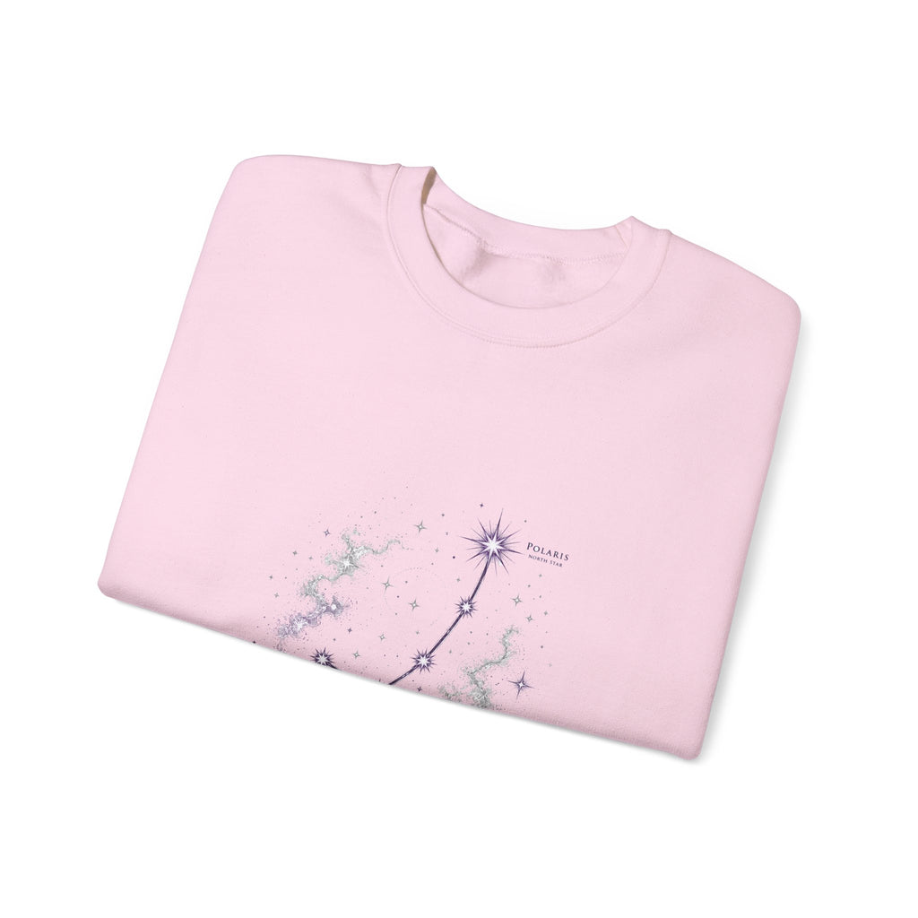 Matching Couple Sweatshirt - Big & Little Dipper Matching Couple Comfort Colors Crew Hand-Drawn Art His Hers Anniversary Gift - Design B