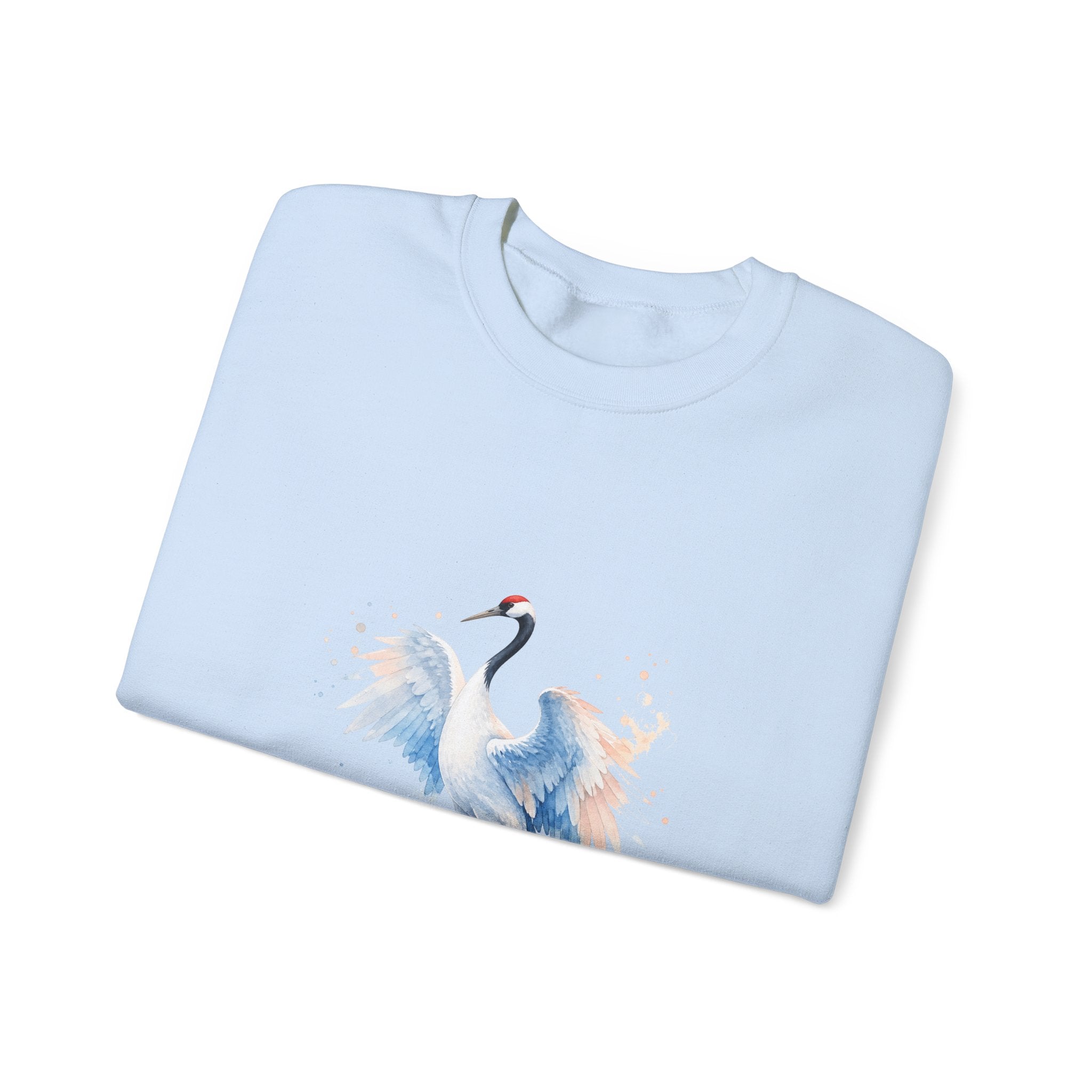 Matching Couple Sweatshirt - Tiger & Crane Matching Couple Comfort Colors Crew Watercolor Art His Hers Birthday Gift - Design B