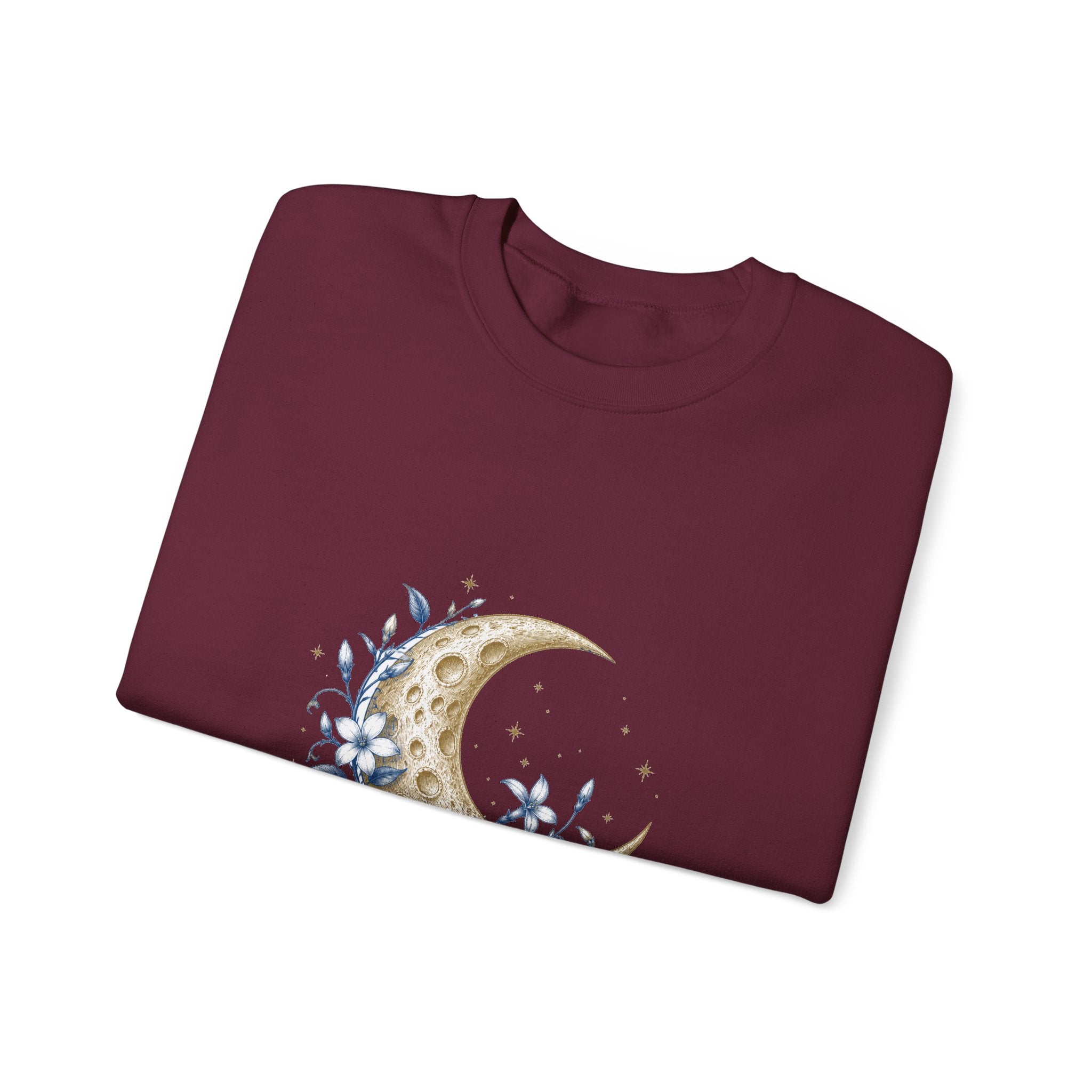 Matching Couple Sweatshirt - Sun & Moon Matching Couple Premium Fleece Sweatshirt Vintage Art His Hers Honeymoon Gift - Design A