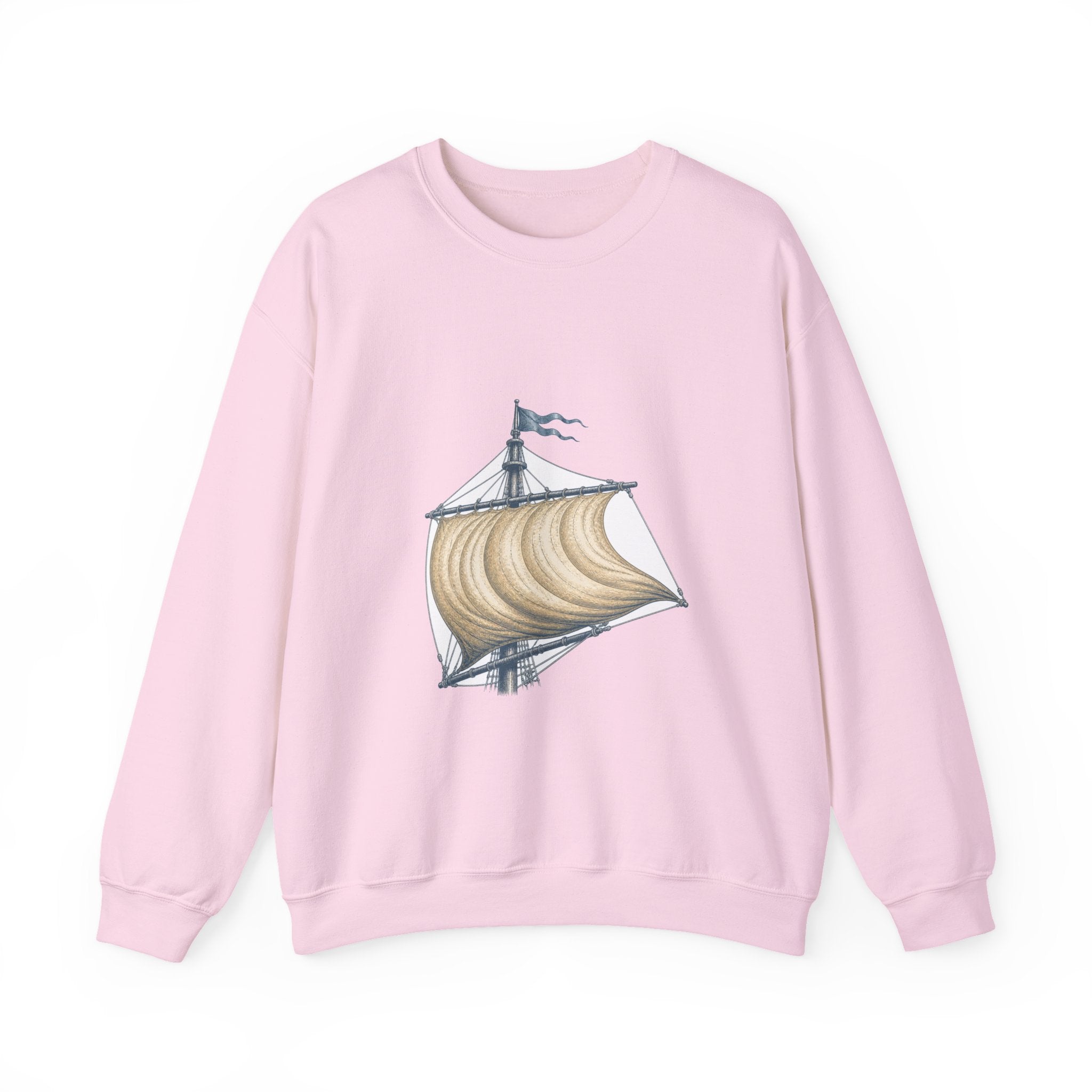 Matching Couple Sweatshirt - Anchor & Sail Matching Couple Premium Fleece Sweatshirt Vintage Art His Hers Honeymoon Gift - Design B