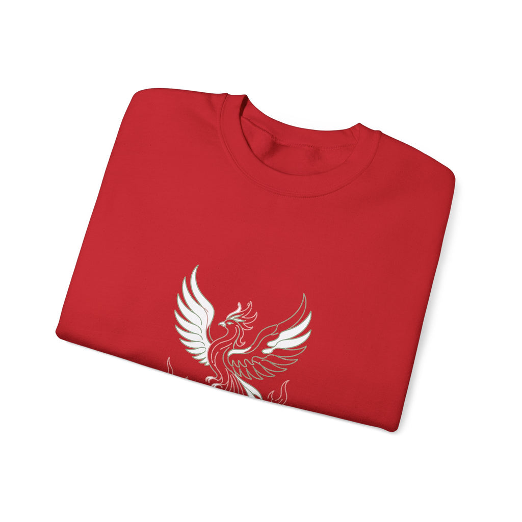 Matching Couple Sweatshirt - Dragon & Phoenix Matching Couple Premium Fleece Sweatshirt Minimalist Art His Hers Christmas Gift - Design B