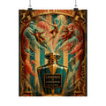 Perfume Bottle Fountain Wall Art Poster 24×36 Baroque Studio Decor Maximalist Print