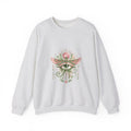 Matching Couple Sweatshirt - Eye of Ra & Horus Matching Couple Comfort Colors Crew Watercolor Art His Hers Birthday Gift - Design A