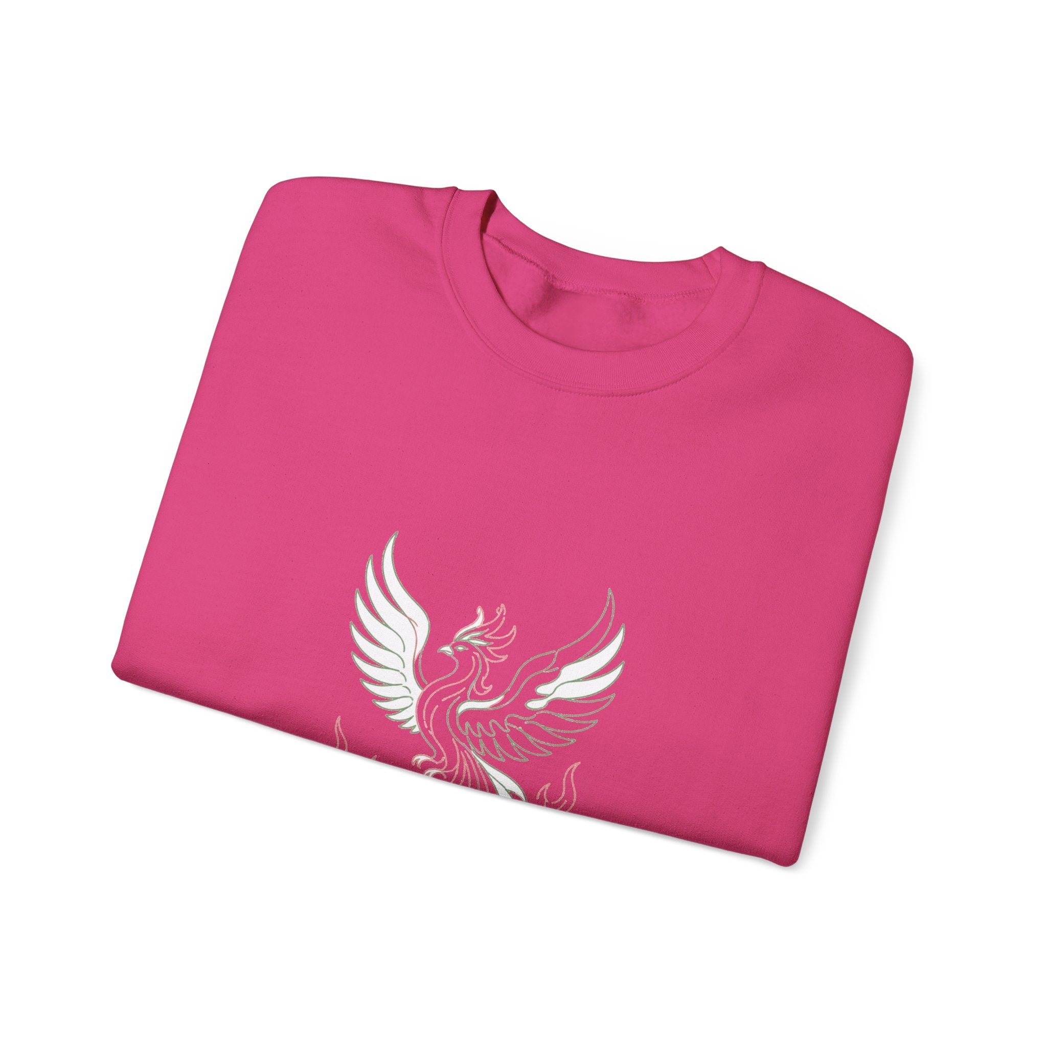 Matching Couple Sweatshirt - Dragon & Phoenix Matching Couple Premium Fleece Sweatshirt Minimalist Art His Hers Christmas Gift - Design B