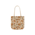 Almond Biscotti Canvas Tote Bag Mediterranean Kitchen Watercolor Design Italian Cottagecore Gift