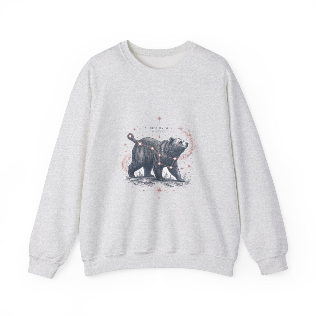 Matching Couple Sweatshirt - Big & Little Dipper Matching Couple Premium Fleece Sweatshirt Vintage Art His Hers Honeymoon Gift - Design A