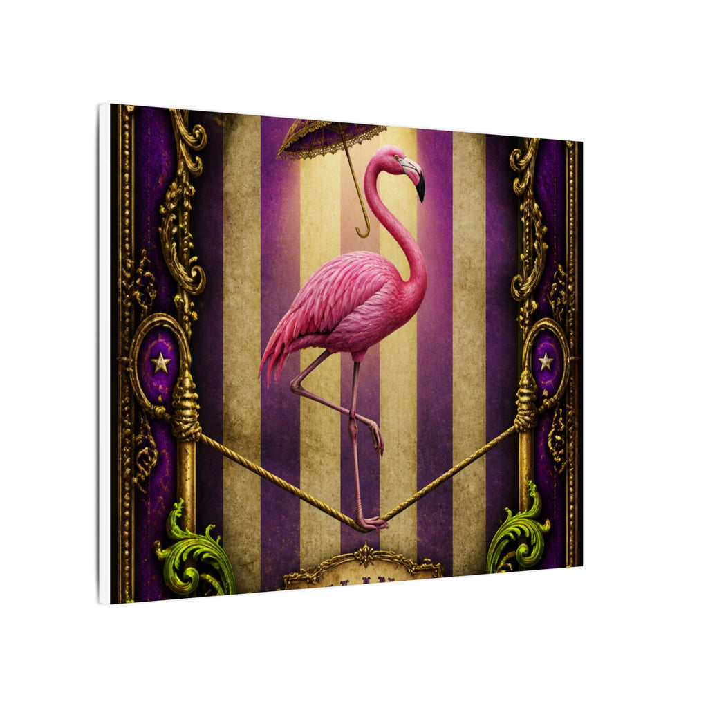 Flamingo Tightrope Wall Art Canvas 16×20 Baroque Home Office Decor Maximalist Print