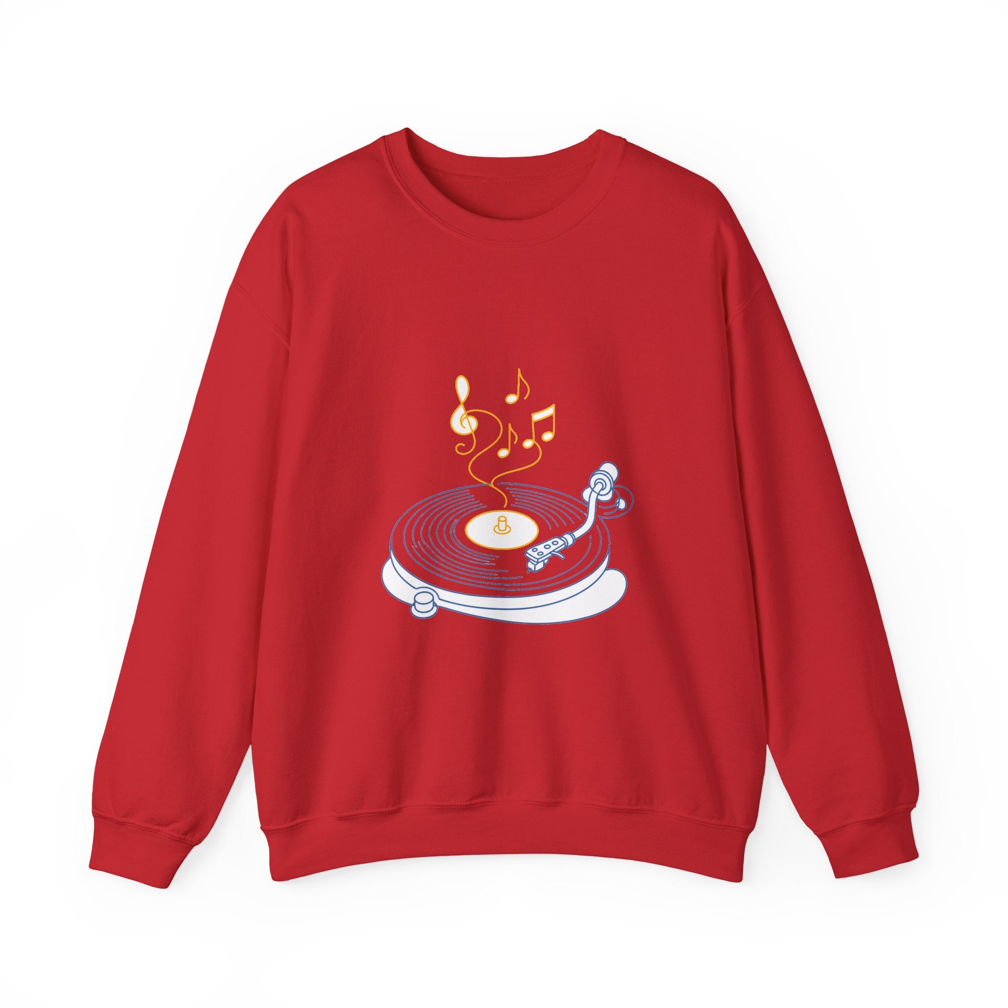 Matching Couple Sweatshirt - Vinyl & Cassette Matching Couple Premium Fleece Sweatshirt Minimalist Art His Hers Christmas Gift - Design A