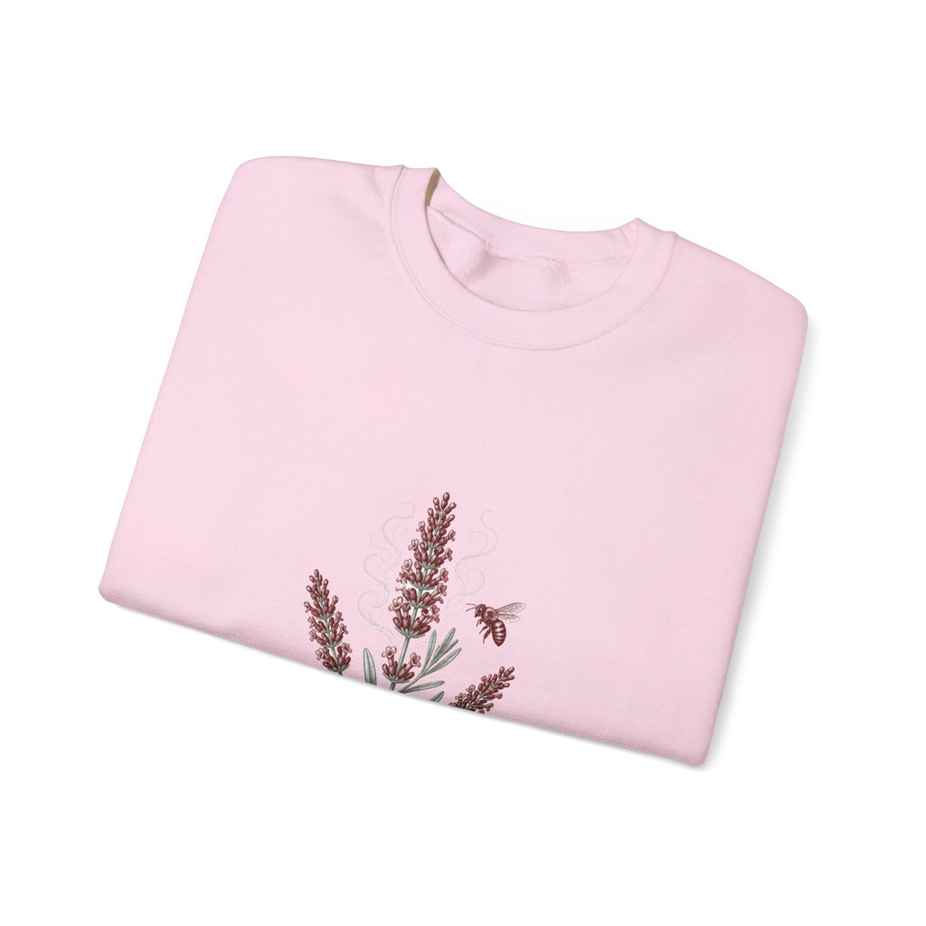 Matching Couple Sweatshirt - Lavender & Thistle Matching Couple Premium Fleece Sweatshirt Vintage Art His Hers Honeymoon Gift - Design A