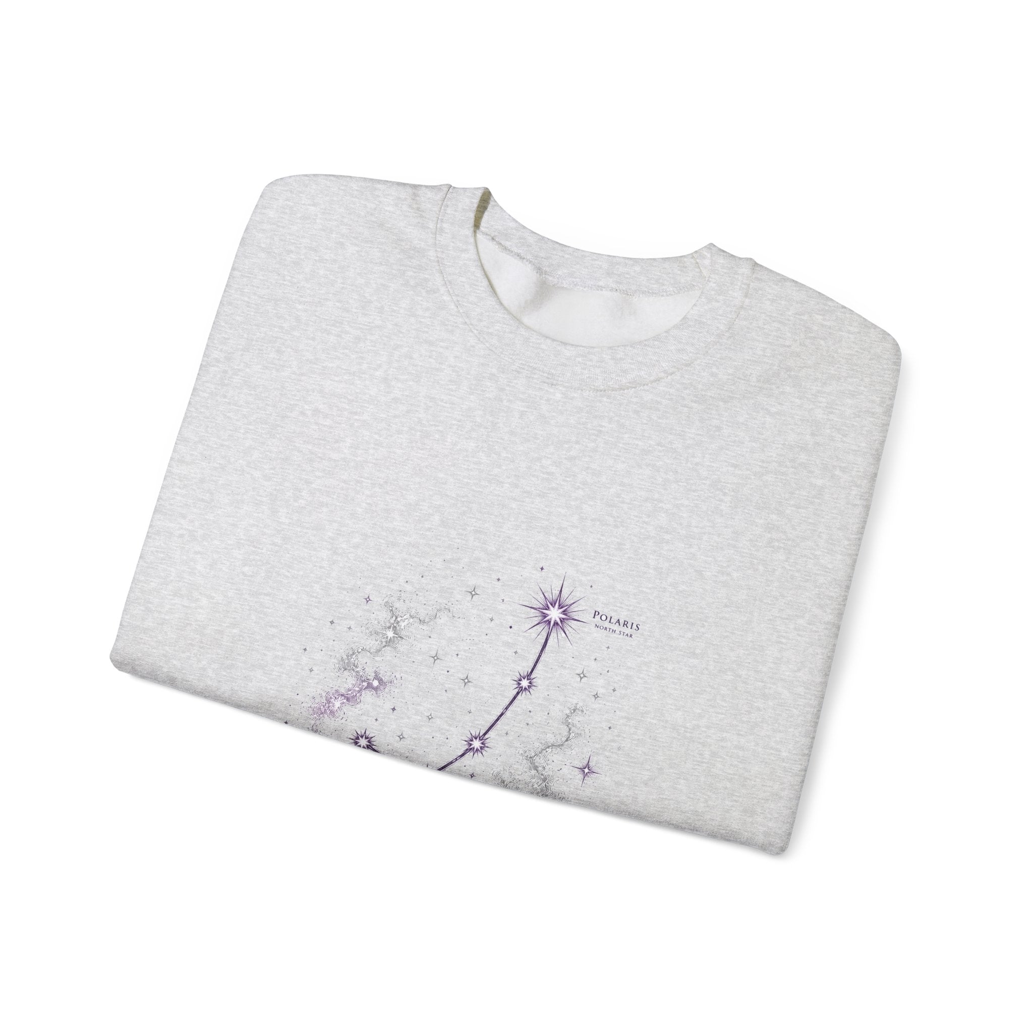 Matching Couple Sweatshirt - Big & Little Dipper Matching Couple Comfort Colors Crew Hand-Drawn Art His Hers Anniversary Gift - Design B
