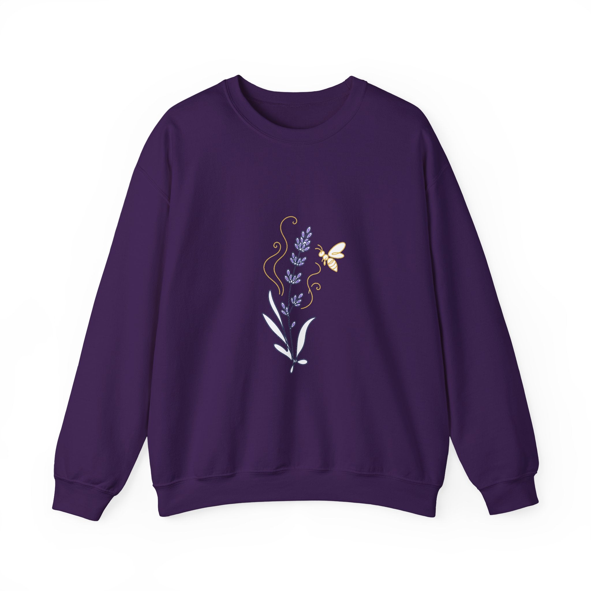 Matching Couple Sweatshirt - Lavender & Thistle Matching Couple Comfort Colors Crew Minimalist Art His Hers Christmas Gift - Design A