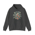Matching Couple Sweatshirt - Olive Branch & Fig Matching Couple Hooded Sweatshirt Hand-Drawn Art His Hers Best Friend Gift - Design B