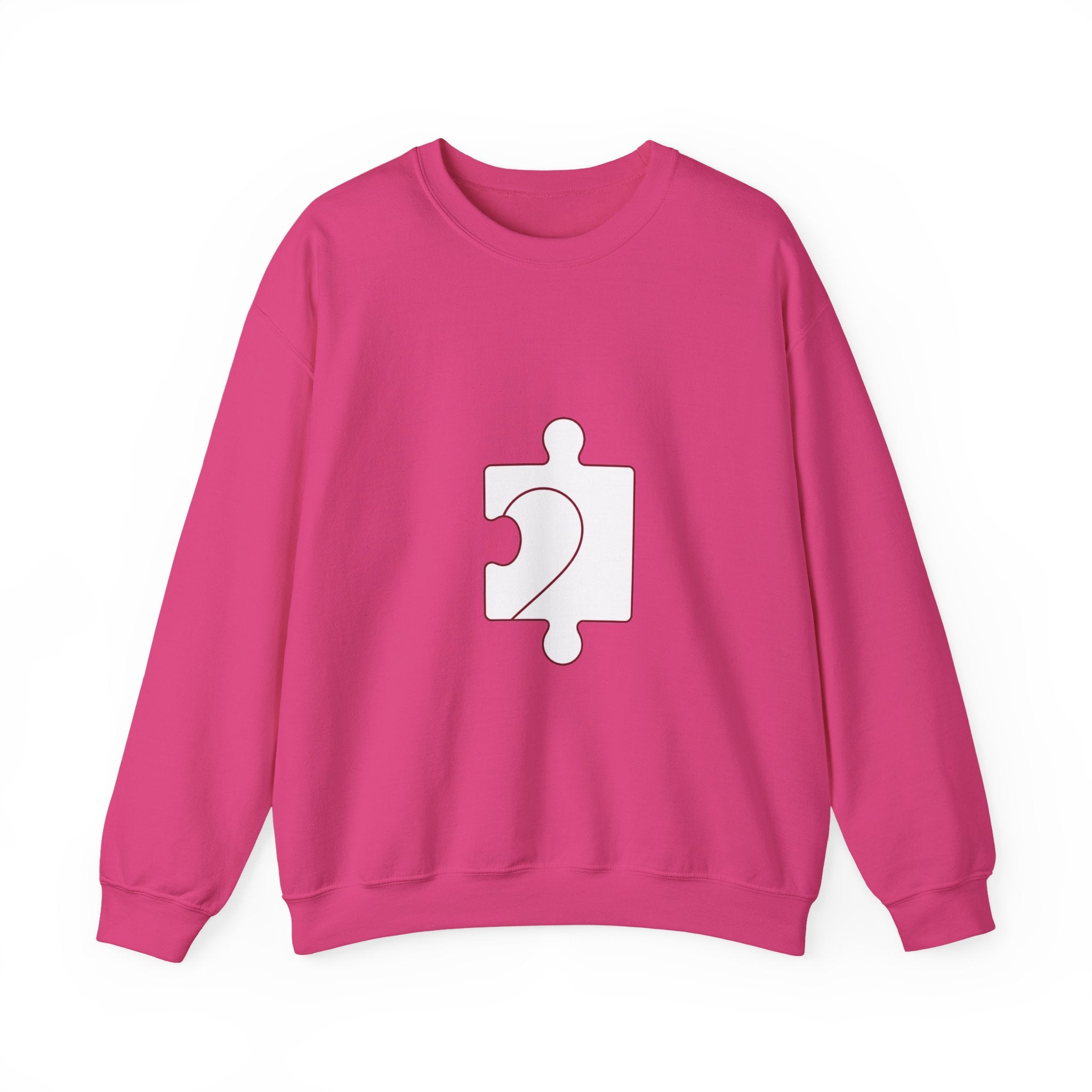 Matching Couple Sweatshirt - Puzzle Pieces Matching Couple Premium Fleece Sweatshirt Minimalist Art His Hers Christmas Gift - Design B