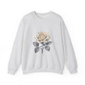 Matching Couple Sweatshirt - Rose & Thorn Matching Couple Crewneck Sweatshirt Vintage Art His Hers Wedding Gift - Design A