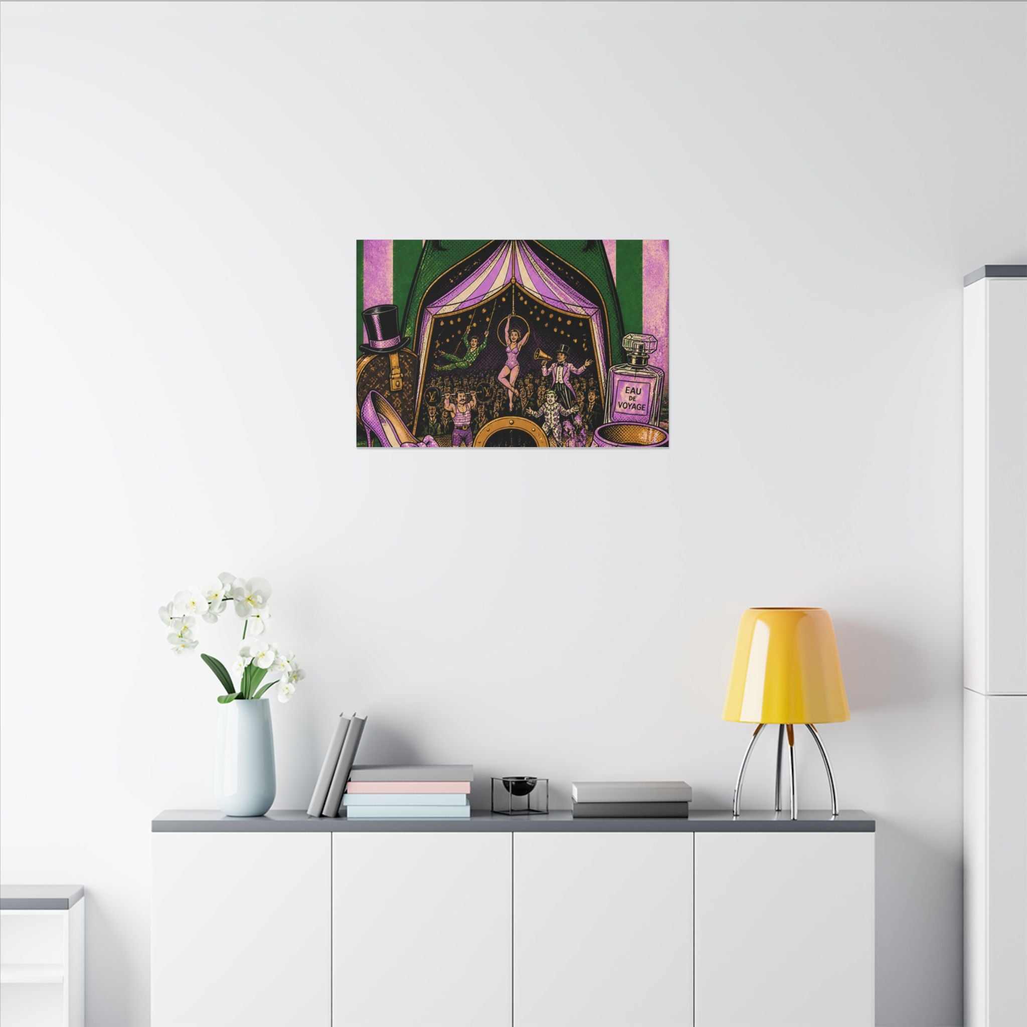 Handbag Big Top Wall Art Canvas 16×20 Pop Art Living Room Decor Maximalist Print