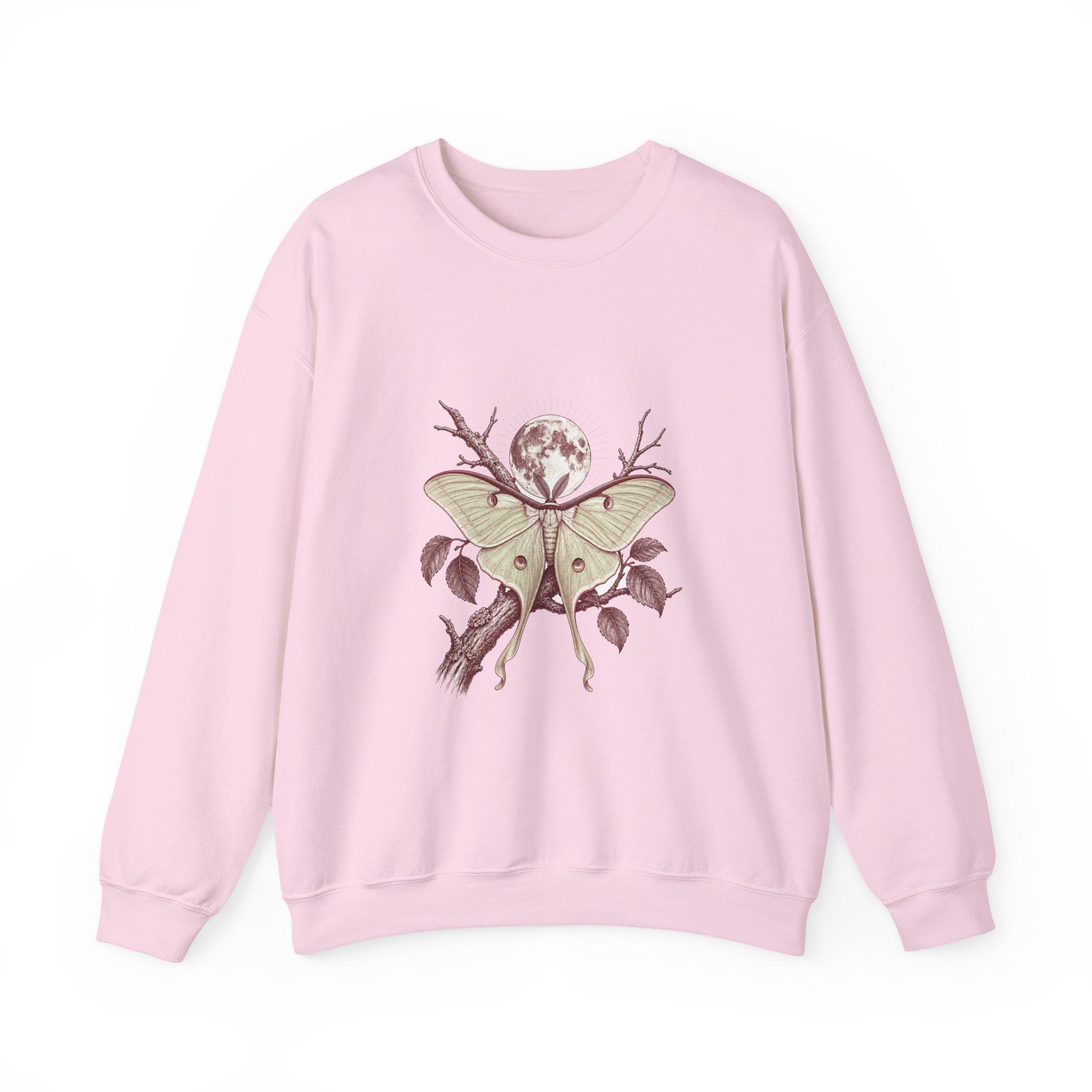 Matching Couple Sweatshirt - Butterfly & Moth Matching Couple Premium Fleece Sweatshirt Vintage Art His Hers Honeymoon Gift - Design B