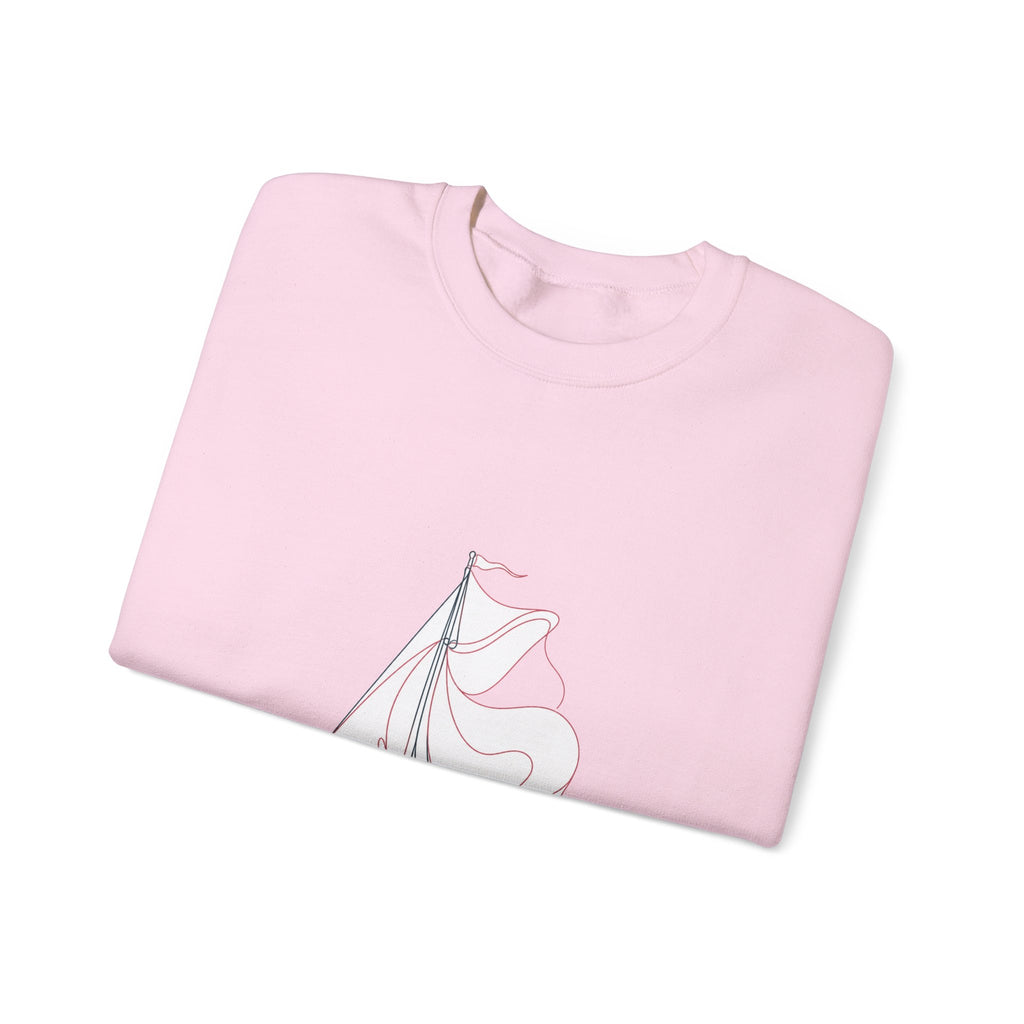 Matching Couple Sweatshirt - Anchor & Sail Matching Couple Premium Fleece Sweatshirt Minimalist Art His Hers Christmas Gift - Design B