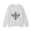 Matching Couple Sweatshirt - Eye of Ra & Horus Matching Couple Premium Fleece Sweatshirt Vintage Art His Hers Honeymoon Gift - Design A
