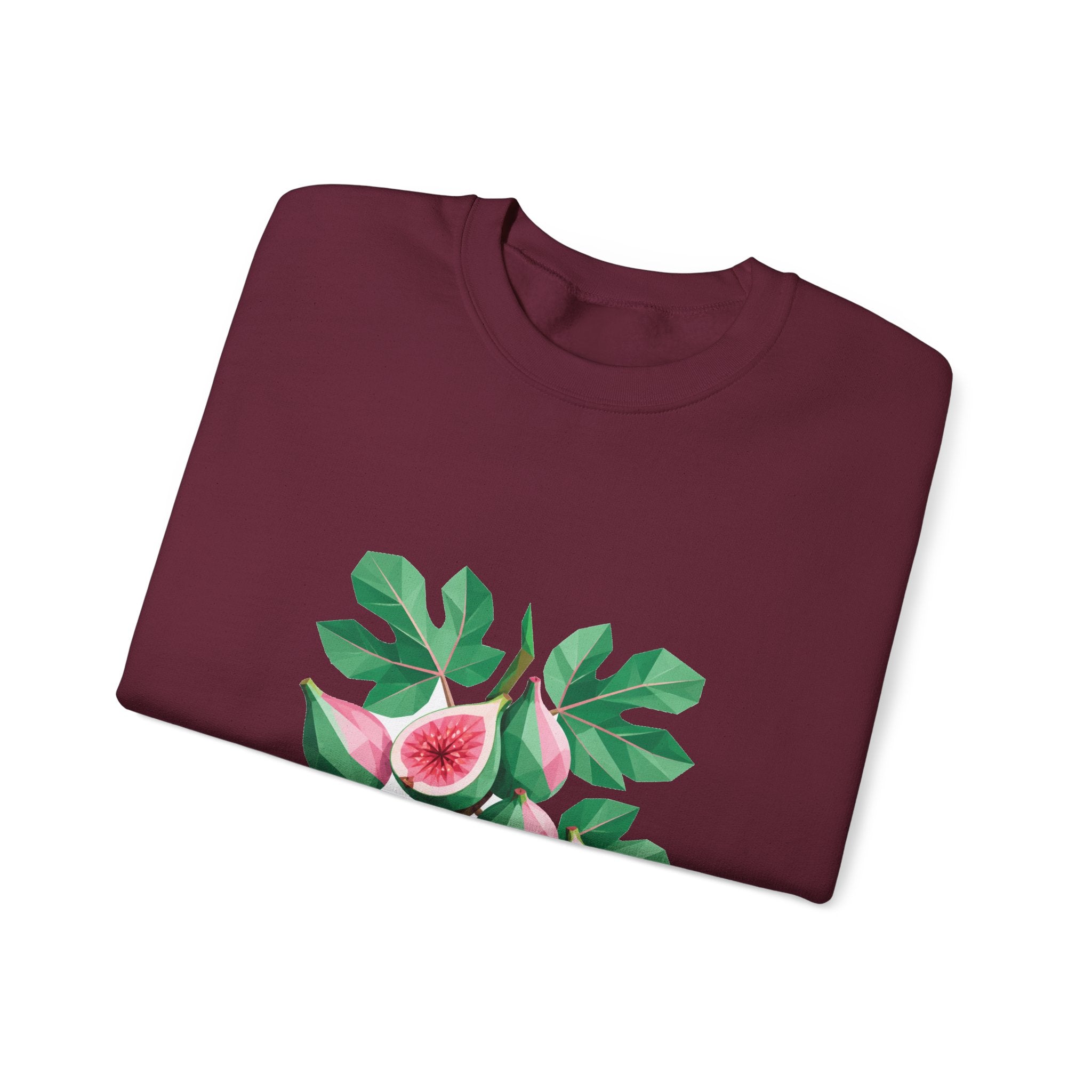 Matching Couple Sweatshirt - Olive Branch & Fig Matching Couple Comfort Colors Crew Geometric Art His Hers Love Gift - Design B