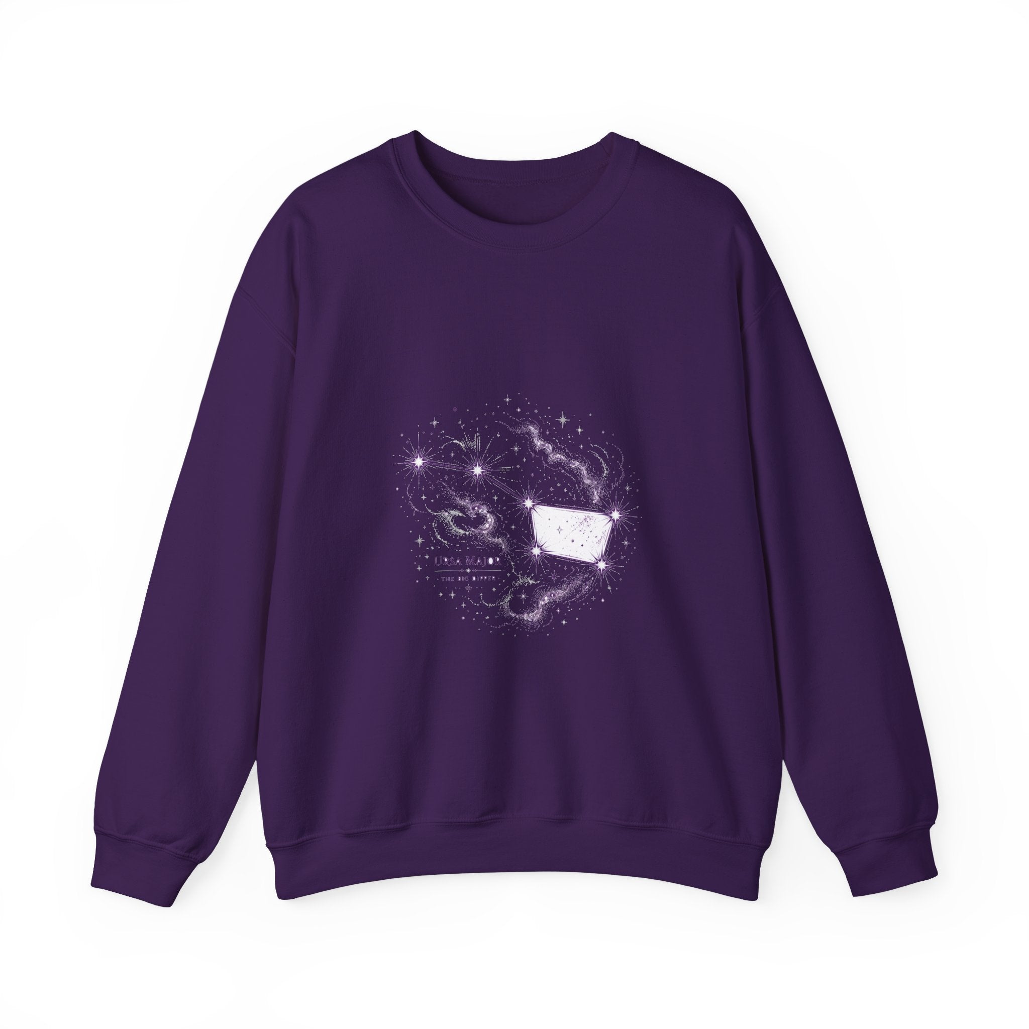 Matching Couple Sweatshirt - Big & Little Dipper Matching Couple Comfort Colors Crew Hand-Drawn Art His Hers Anniversary Gift - Design A